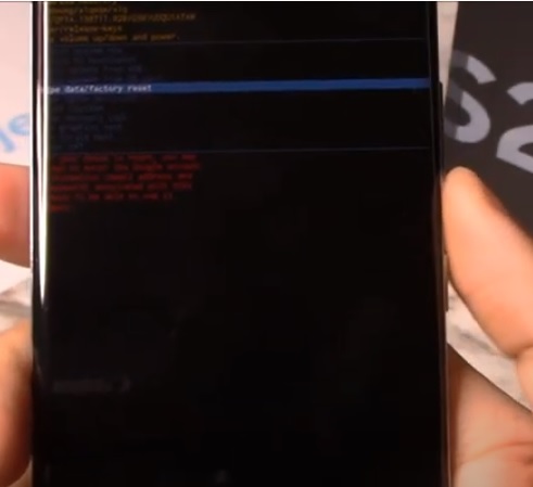 How To Factory Reset a Samsung Galaxy S20 Buttons Step 5