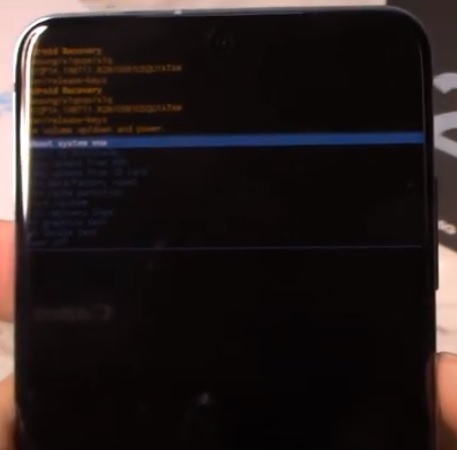 How To Factory Reset a Samsung Galaxy S20 Buttons Step 7