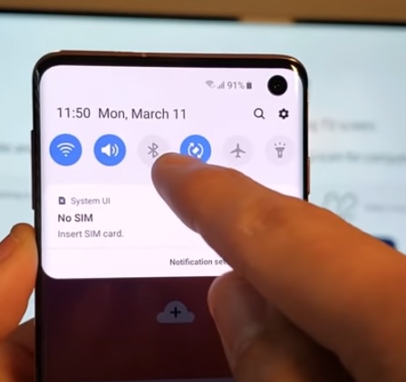 How to Screen Mirror to Samsung Smart TV Galaxy S10, S10E, S10+ Step 4