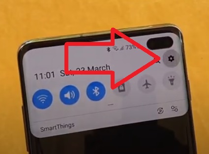 How To Disable Text Message Popup Galaxy S10 or S10 Plus Step 1