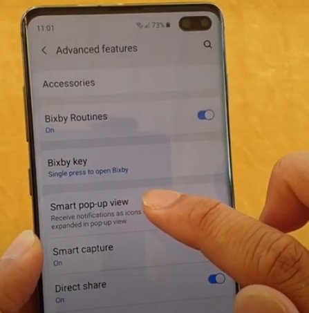 How To Disable Text Message Popup Galaxy S10 or S10 Plus Step 3