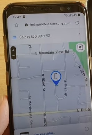How To Track Location of Lost or Missing Phone Galaxy S20 or S20 Plus Step 4