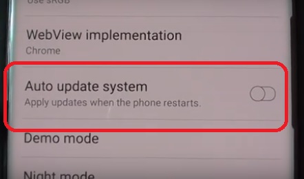 How to Enable Disable Auto Update System Samsung Galaxy S10