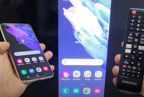 How to Screen Mirror to a Smart TV with a Galaxy S21