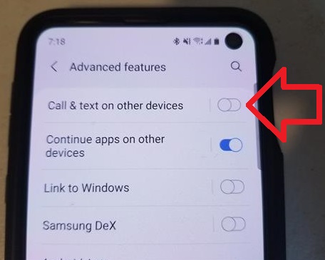 How To Samsung Galaxy Call and Text On Other Devices Step 3