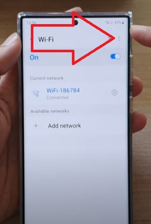 How to Enable or Disable WiFi Hotspot 2.0 Galaxy S22 Step 4