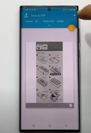 How to Convert a Galaxy S22 Scanned Document to PDF 3