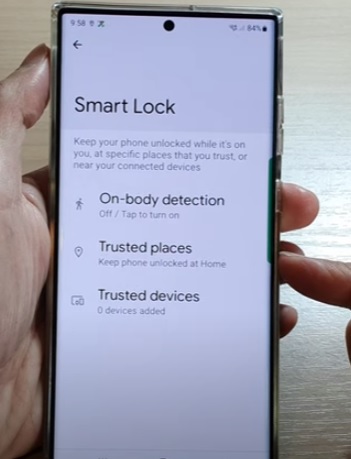 How to Keep Galaxy S22 Unlocked In Trusted Places