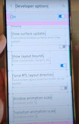 How To Enable or Disable Show Layout Bounds Android