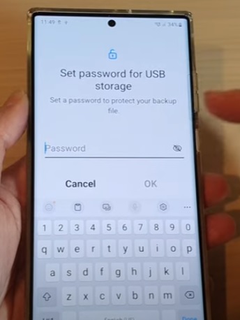 How to Backup Contacts and Messages to USB Galaxy S22 Step 6