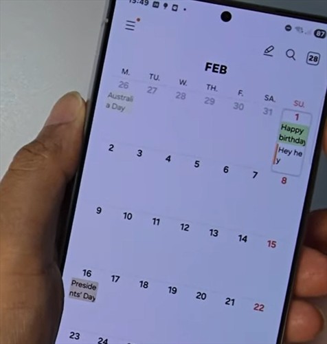 How to Change and Customize Your Calendar View on Samsung Galaxy S25