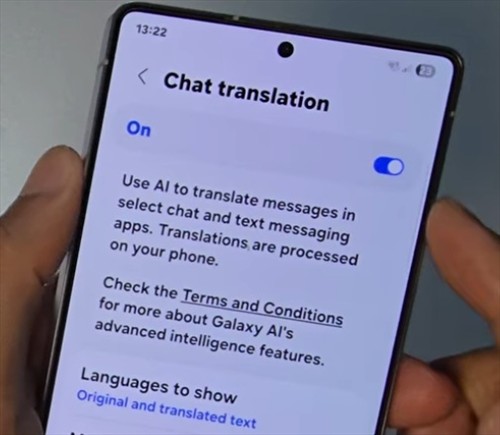 How to Enable or Disable Chat Translation on Samsung Galaxy S25